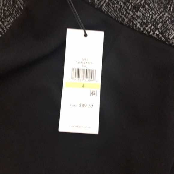 CALVIN KLEIN PENCIL SKIRT SILVER AND WHITE sparkly size 4 new - Picture 7 of 8